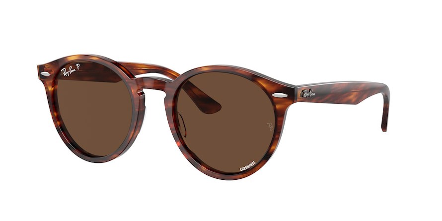 Sonnenbrillen Ray-Ban Larry RB 7680S (954/AN) farbe striato havana form pantos gläser marrone