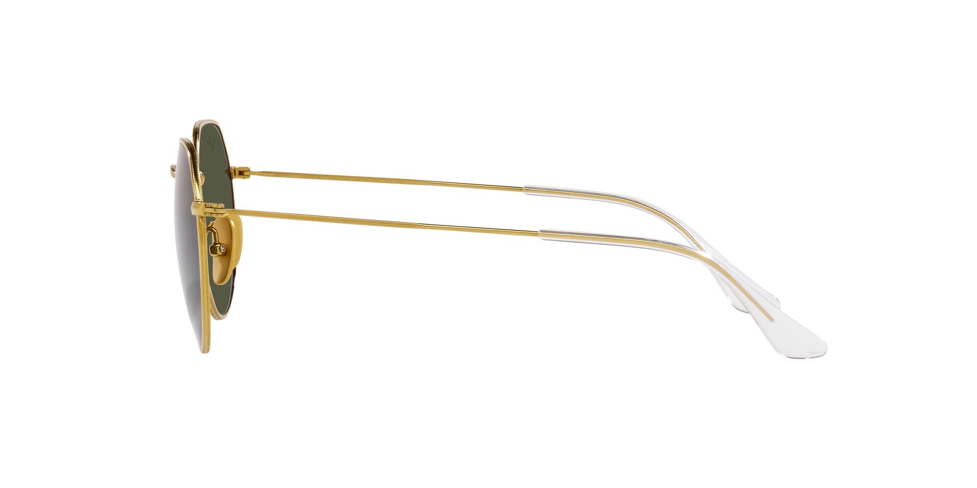 Occhiali da sole Ray-Ban Jack Titanium RB 8165 (921631) colore legend gold forma irregolare lenti verde