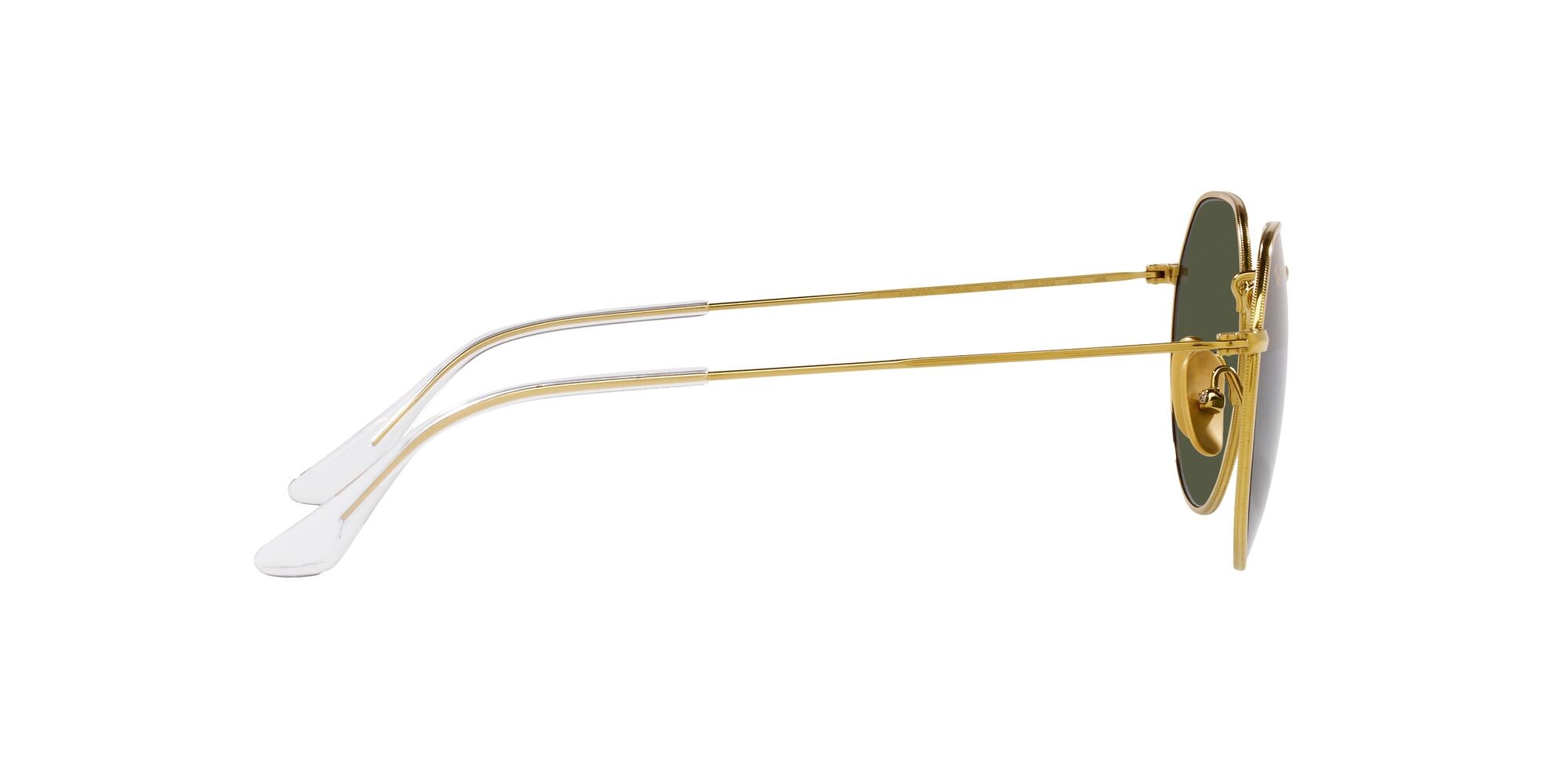 Occhiali da sole Ray-Ban Jack Titanium RB 8165 (921631) colore legend gold forma irregolare lenti verde
