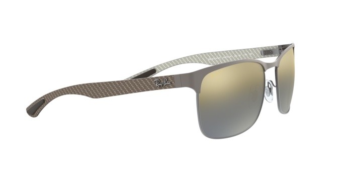 Sonnenbrillen Ray-Ban RB 8319CH (9075J0) farbe gunmetal top on matte gunmetal form rechteckig 