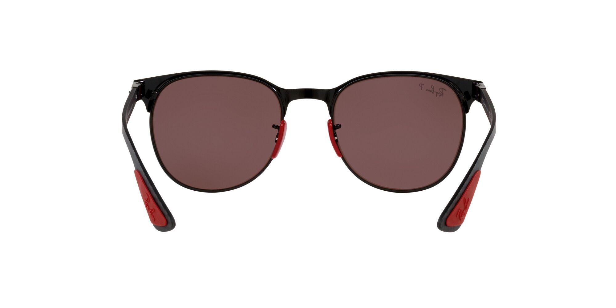 Sonnenbrillen Ray-Ban Scuderia Ferrari RB 8327M (F041H2) farbe nero form pantos gläser viola specchiato argento