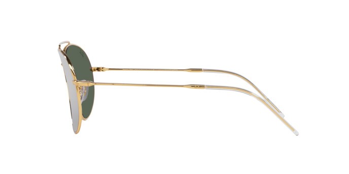 Sonnenbrillen Ray-Ban Aviator Reverse RB R0101S (001/VR) farbe oro form aviator gläser verde