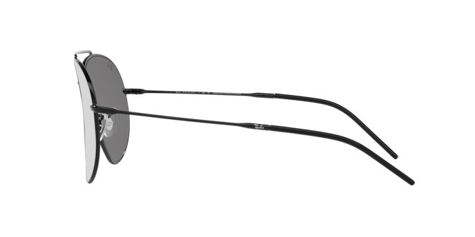 Sonnenbrillen Ray-Ban Aviator Reverse RB R0101S (002/GS) farbe nero form aviator gläser argento