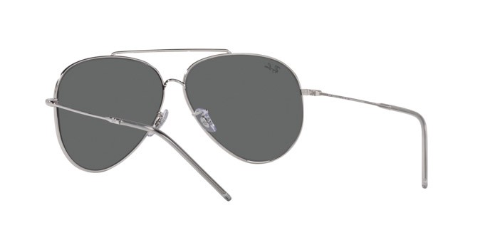 Sonnenbrillen Ray-Ban Aviator Reverse RB R0101S (003/GR) farbe argento form aviator gläser grigio scuro