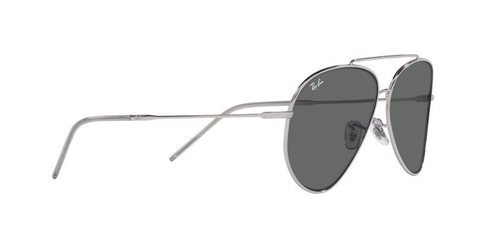 Sonnenbrillen Ray-Ban Aviator Reverse RB R0101S (003/GR) farbe argento form aviator gläser grigio scuro