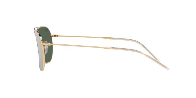 Sonnenbrillen Ray-Ban Caravan Reverse RB R0102S (001/VR) farbe oro form quadratisch gläser verde