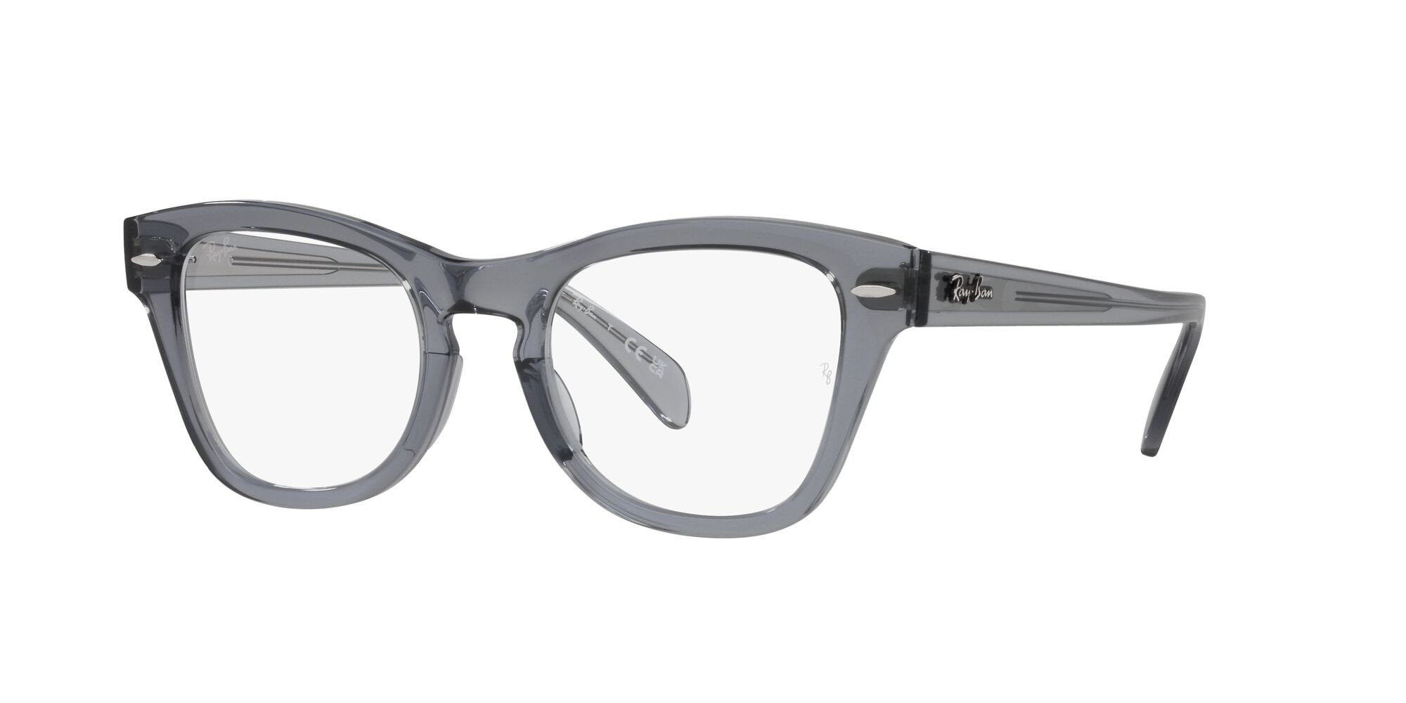 Brillen Ray-Ban RX 0707V (8199) - RB 0707V 8199 farbe grigio trasparente form quadratisch gläser lente demo