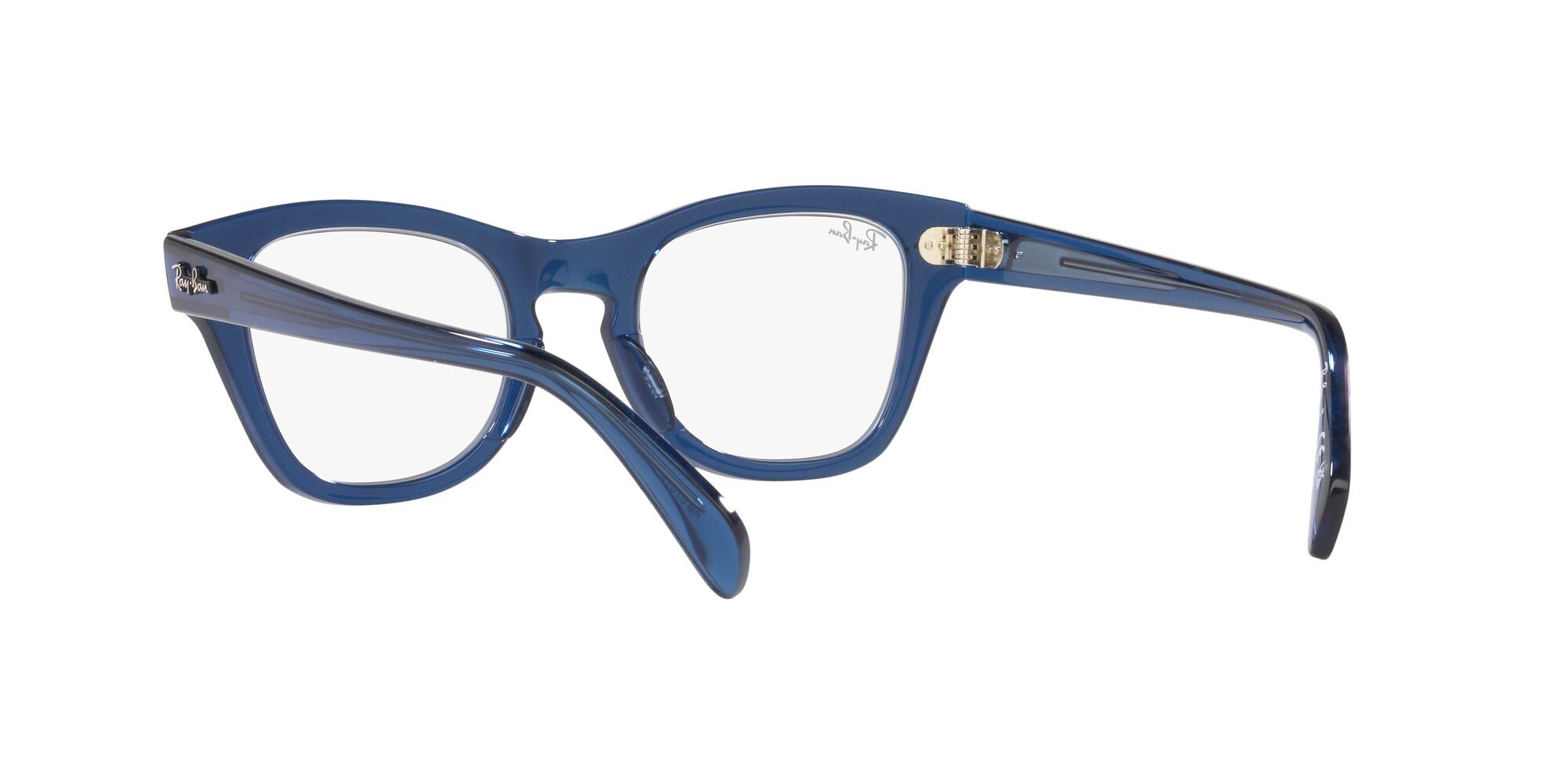 Occhiali da vista Ray-Ban RX 0707V (8200) - RB 0707V 8200 colore blu scuro trasparente forma quadrato lenti lente demo
