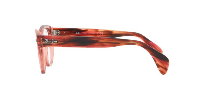 Brillen Ray-Ban RX 0880 (8177) - RB 0880 8177 farbe transparent pink form quadratisch gläser demo lens