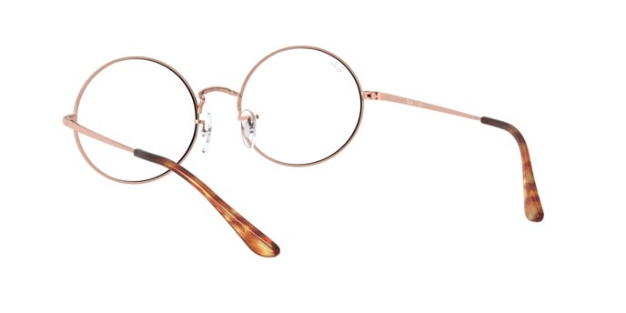Occhiali da vista Ray-Ban Oval RX 1970V (2943) - RB 1970V 2943 colore copper forma rettangolare lenti demo lens