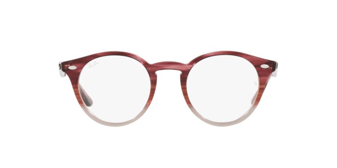 Brillen Ray-Ban RX 2180V (8145) - RB 2180V 8145 farbe gradient bordeaux havana form pantos gläser demo lens