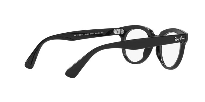 Brillen Ray-Ban RX 2199V (2000) - RB 2199V 2000 farbe black form pantos gläser demo lens