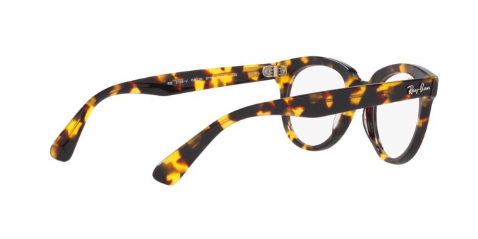 Brillen Ray-Ban RX 2199V (8116) - RB 2199V 8116 farbe yellow havana form pantos gläser demo lens