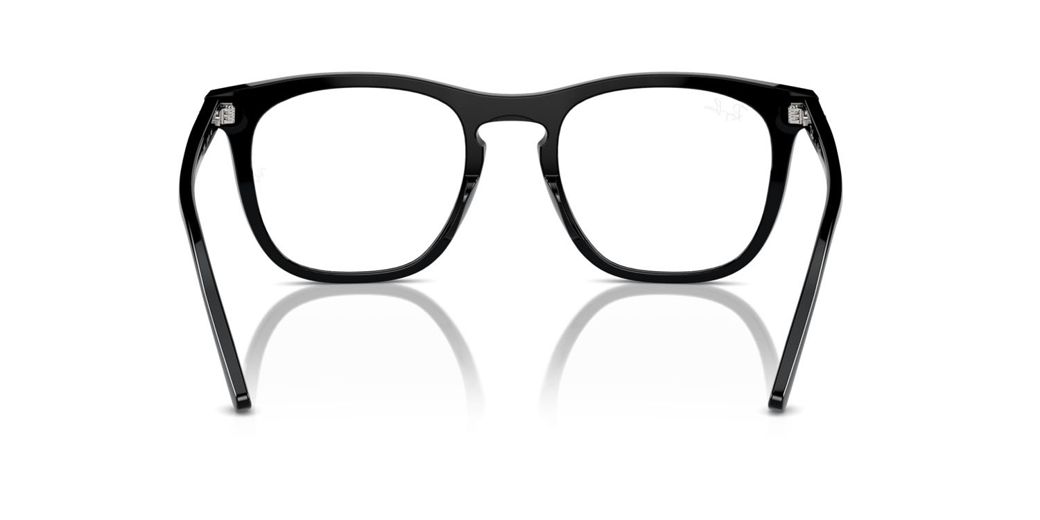 Eyeglasses Ray-Ban RX 2210V (2000) - RB 2210V 2000 color nero shape square lenses trasparente