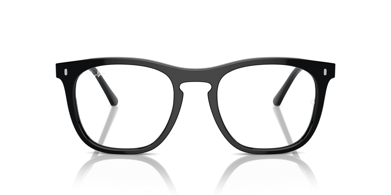 Eyeglasses Ray-Ban RX 2210V (2000) - RB 2210V 2000 color nero shape square lenses trasparente
