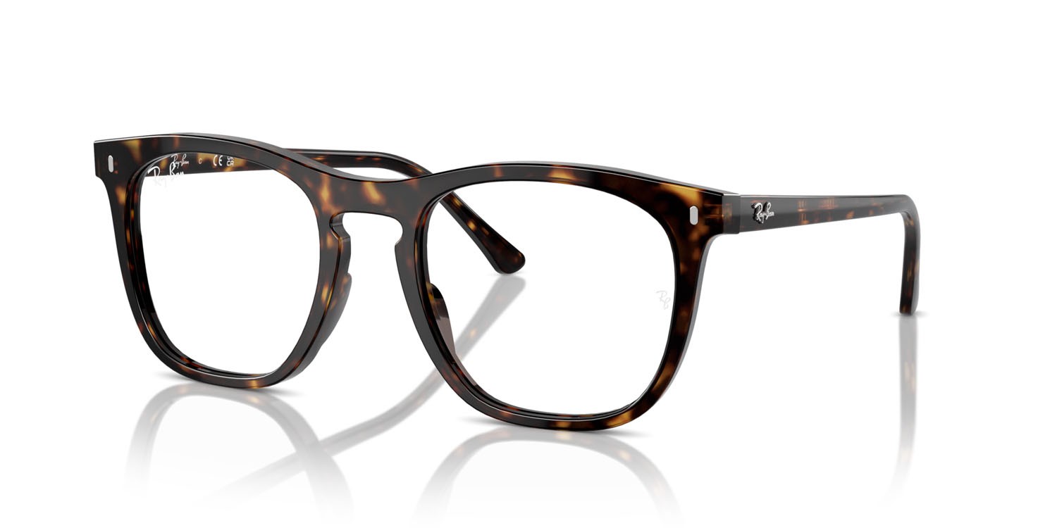 Occhiali da vista Ray-Ban RX 2210V (2012) - RB 2210V 2012 colore havana forma quadrato lenti trasparente