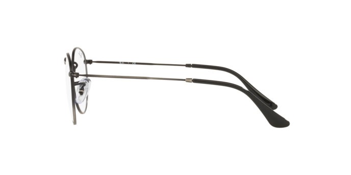 Eyeglasses Ray-Ban Round Metal RX 3447V (3118) - RB 3447V 3118 color antique gunmetal shape round lenses demo lens