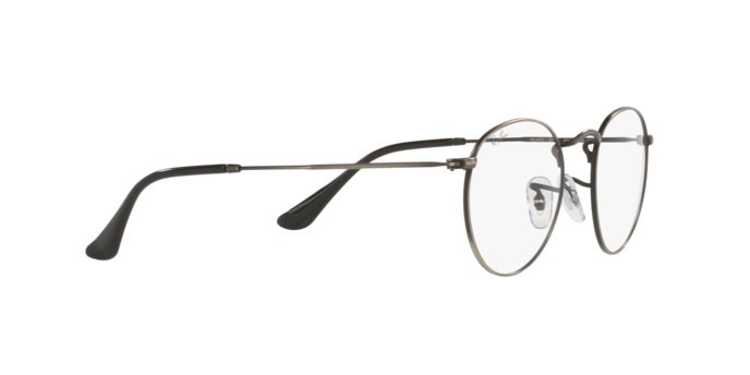 Eyeglasses Ray-Ban Round Metal RX 3447V (3118) - RB 3447V 3118 color antique gunmetal shape round lenses demo lens