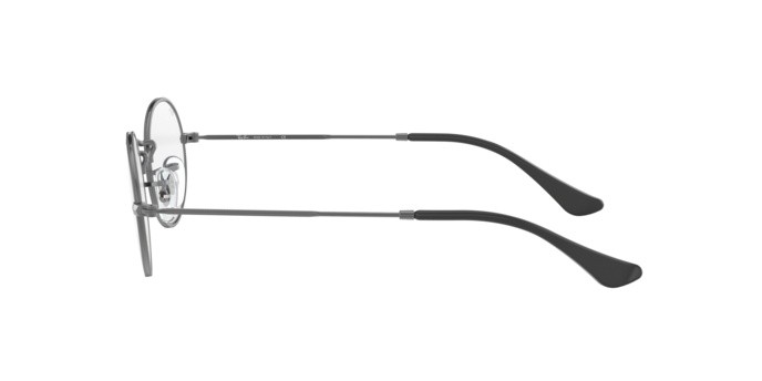 Occhiali da vista Ray-Ban Oval RX 3547V (2502) - RB 3547V 2502 colore gunmetal forma ovale lenti demo lens