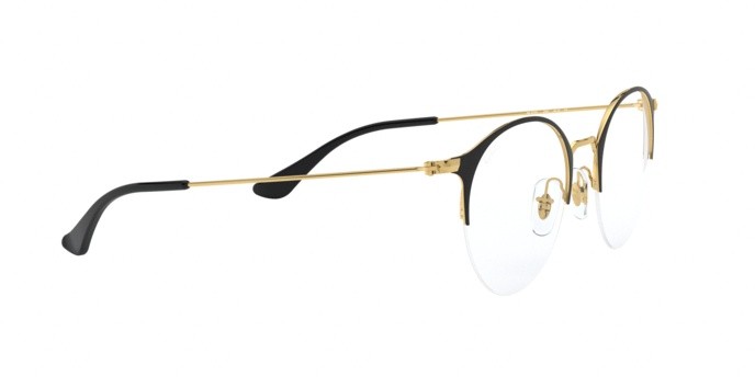 Brillen Ray-Ban RX 3578V (2890) - RB 3578V 2890 farbe gold top shiny black form pantos gläser demo lens
