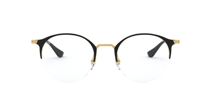 Brillen Ray-Ban RX 3578V (2890) - RB 3578V 2890 farbe gold top shiny black form pantos gläser demo lens