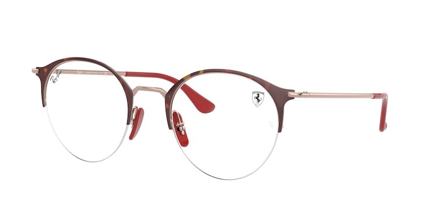 Brillen Ray-Ban Scuderia Ferrari Collection RX 3578VM (F062) - RB 3578VM F062 farbe havana on copper form pantos gläser demo lens