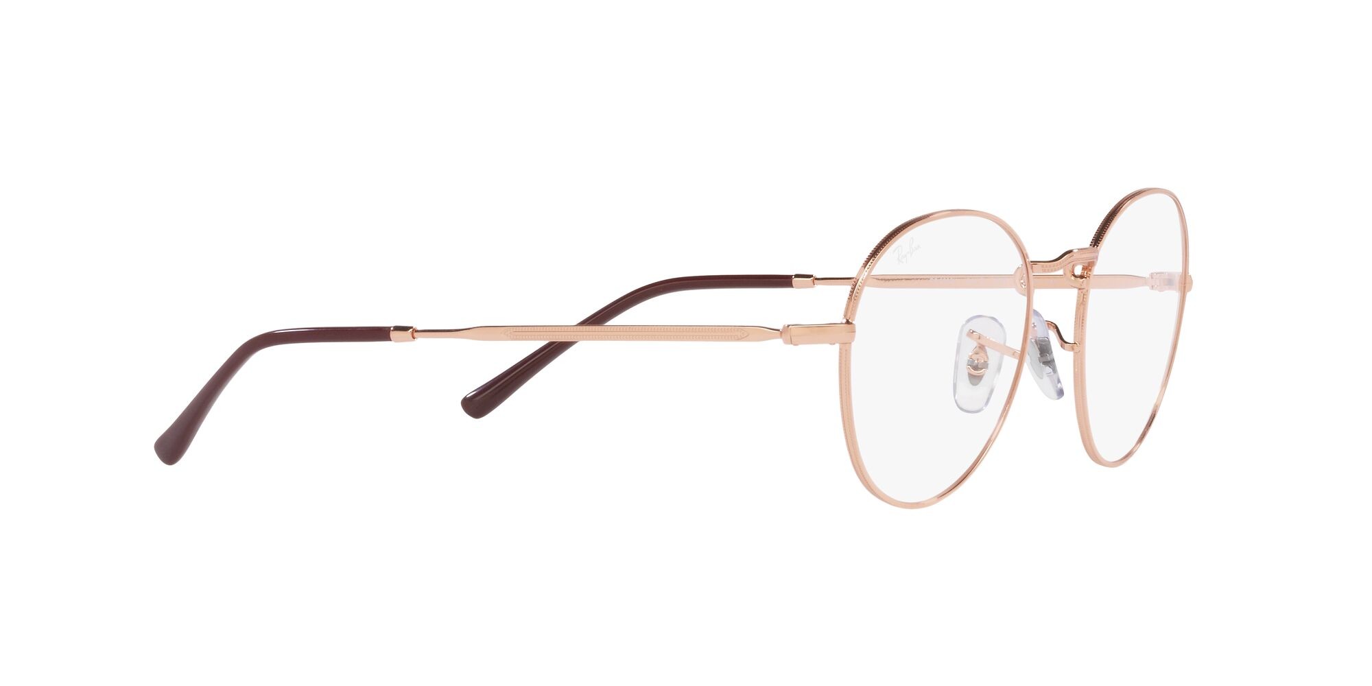Occhiali da vista Ray-Ban David RX 3582V (3094) - RB 3582V 3094 colore rose gold forma pantos lenti lente demo
