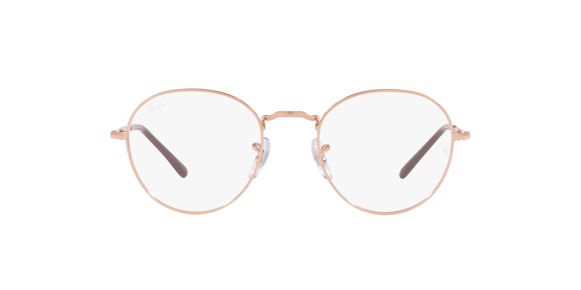 Occhiali da vista Ray-Ban David RX 3582V (3094) - RB 3582V 3094 colore rose gold forma pantos lenti lente demo