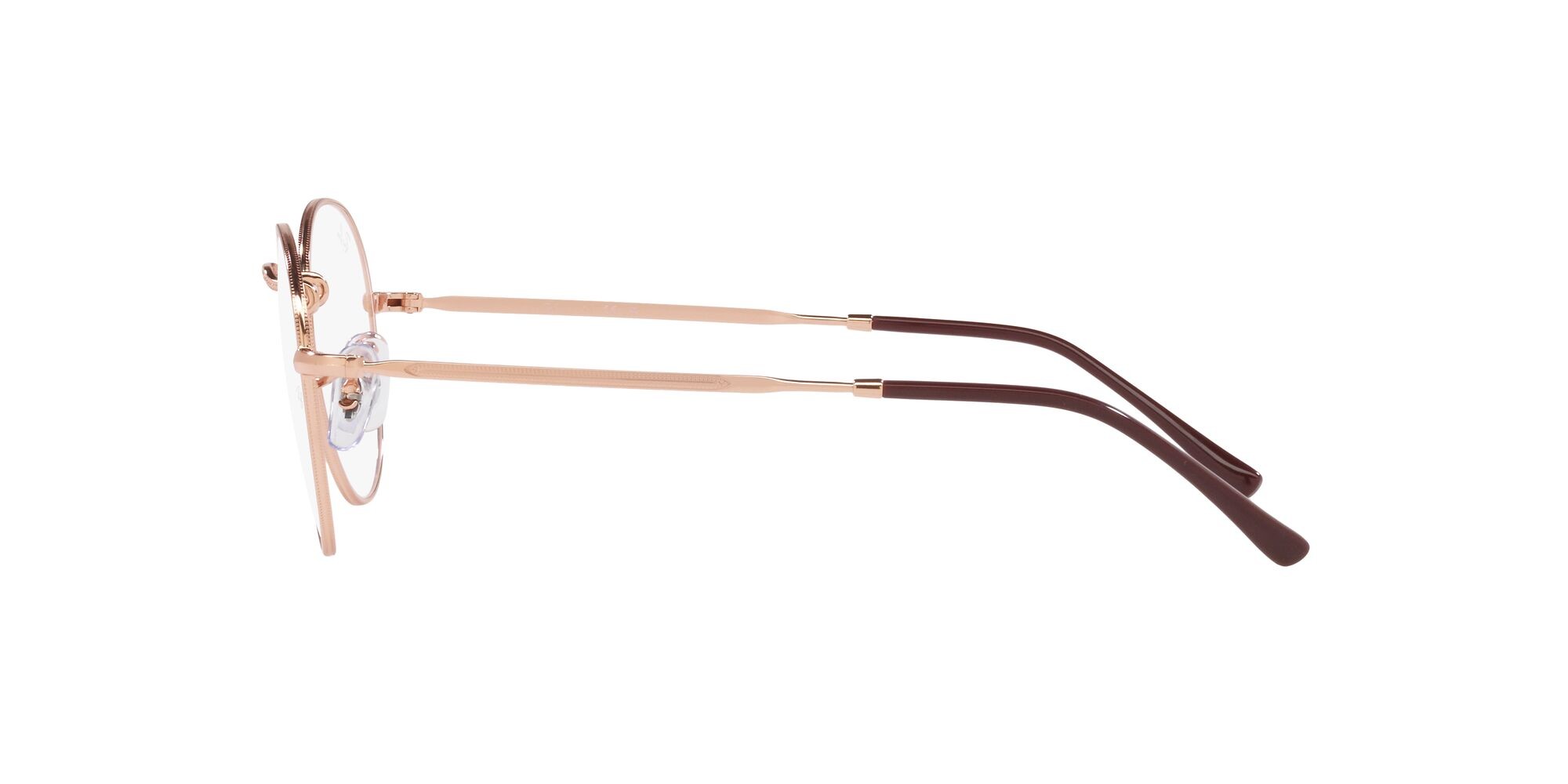 Occhiali da vista Ray-Ban David RX 3582V (3094) - RB 3582V 3094 colore rose gold forma pantos lenti lente demo
