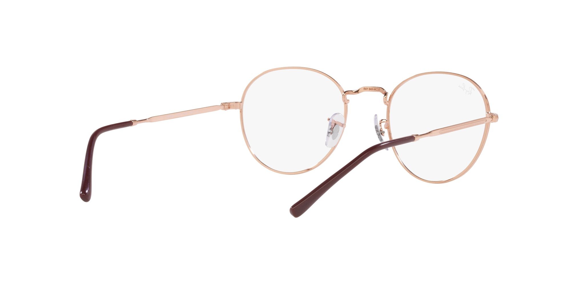 Occhiali da vista Ray-Ban David RX 3582V (3094) - RB 3582V 3094 colore rose gold forma pantos lenti lente demo