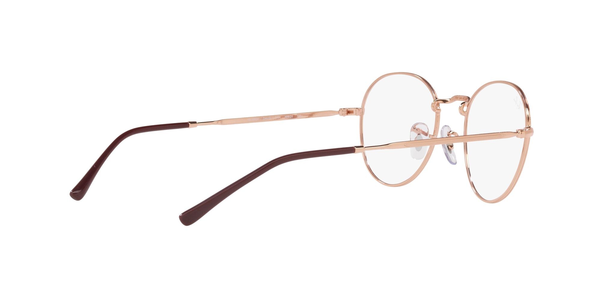Occhiali da vista Ray-Ban David RX 3582V (3094) - RB 3582V 3094 colore rose gold forma pantos lenti lente demo