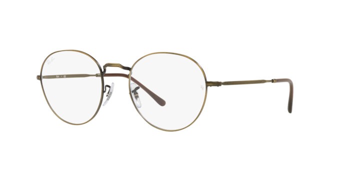 Brillen Ray-Ban David RX 3582V (3117) - RB 3582V 3117 farbe antique gold form pantos gläser demo lens