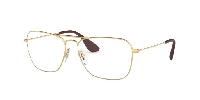 Brillen Ray-Ban RX 3610V (2500) - RB 3610V 2500 farbe gold form rechteckig gläser demo lens