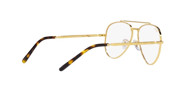 Occhiali da vista Ray-Ban New Aviator RX 3625V (3086) - RB 3625V 3086 colore legend gold forma aviator lenti demo lens