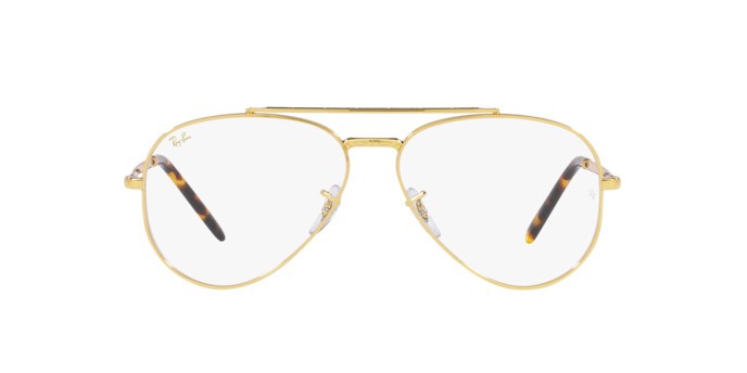 Occhiali da vista Ray-Ban New Aviator RX 3625V (3086) - RB 3625V 3086 colore legend gold forma aviator lenti demo lens