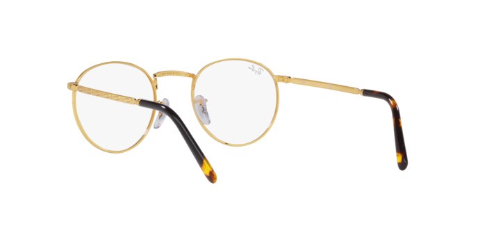 Brillen Ray-Ban New Round RX 3637V (3086) - RB 3637V 3086 farbe legend gold form pantos gläser demo lens