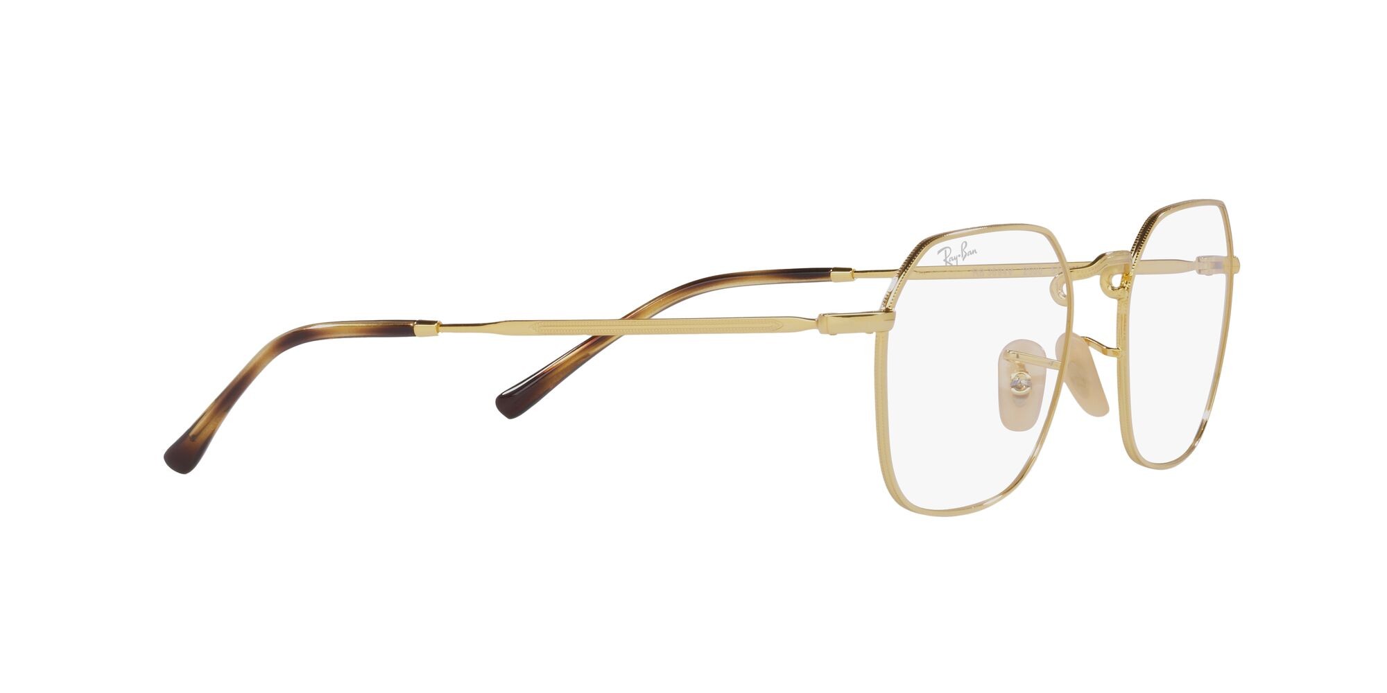 Eyeglasses Ray-Ban Jim RX 3694V (2500) - RB 3694V 2500 color oro shape irregular lenses lente demo