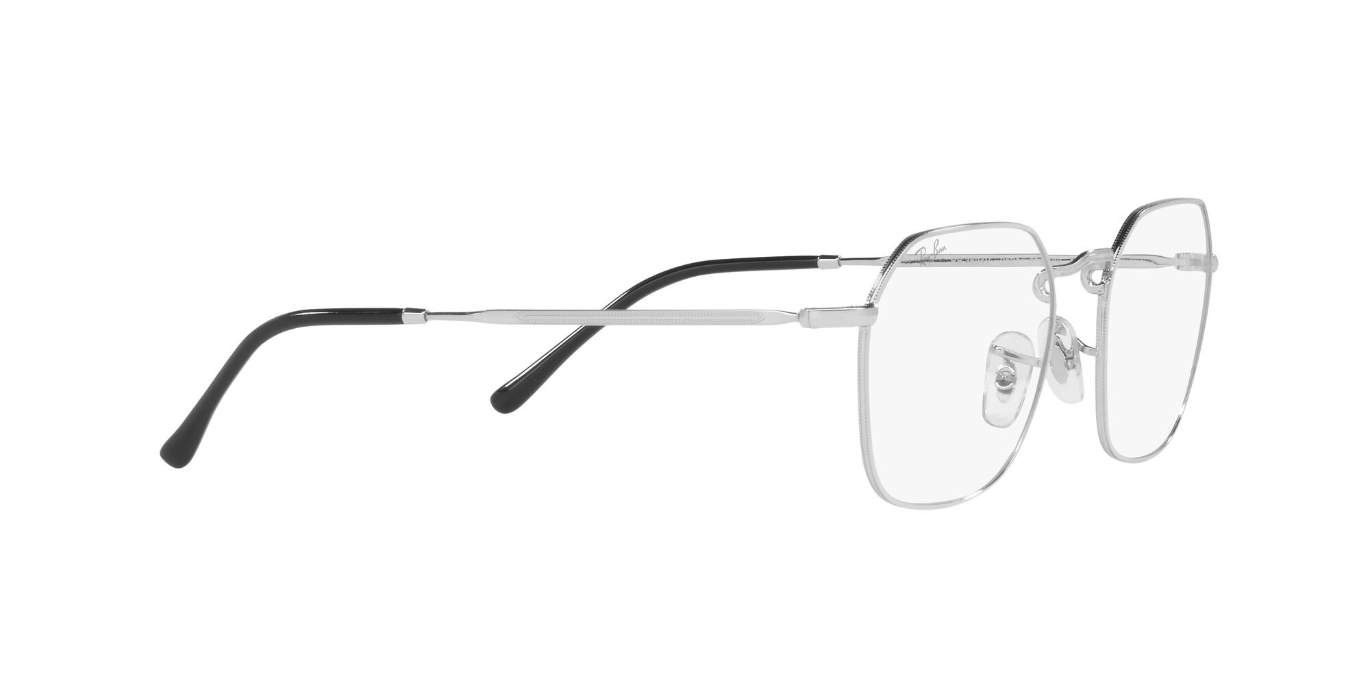 Eyeglasses Ray-Ban Jim RX 3694V (2501) - RB 3694V 2501 color argento shape irregular lenses lente demo