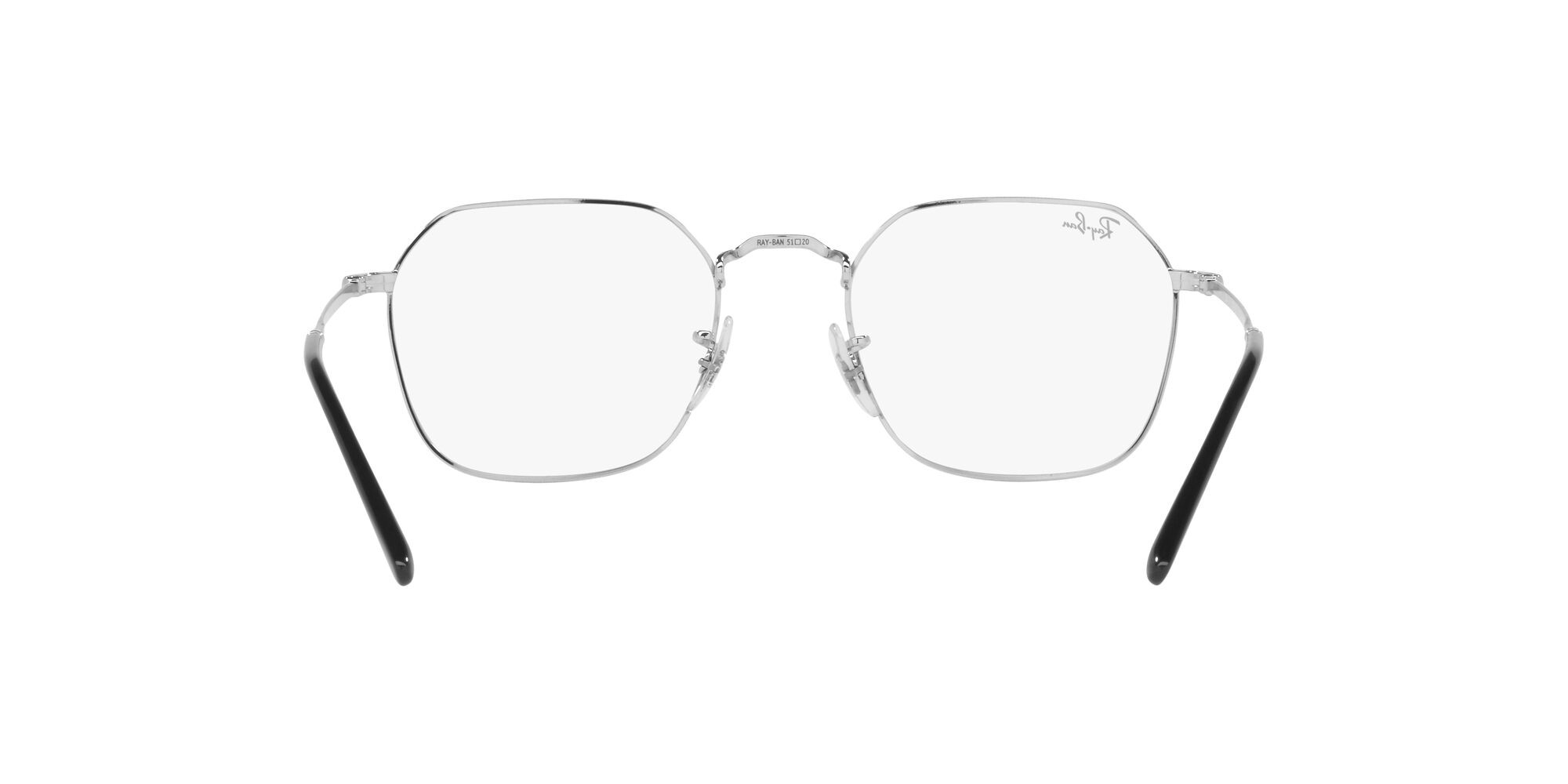 Eyeglasses Ray-Ban Jim RX 3694V (2501) - RB 3694V 2501 color argento shape irregular lenses lente demo