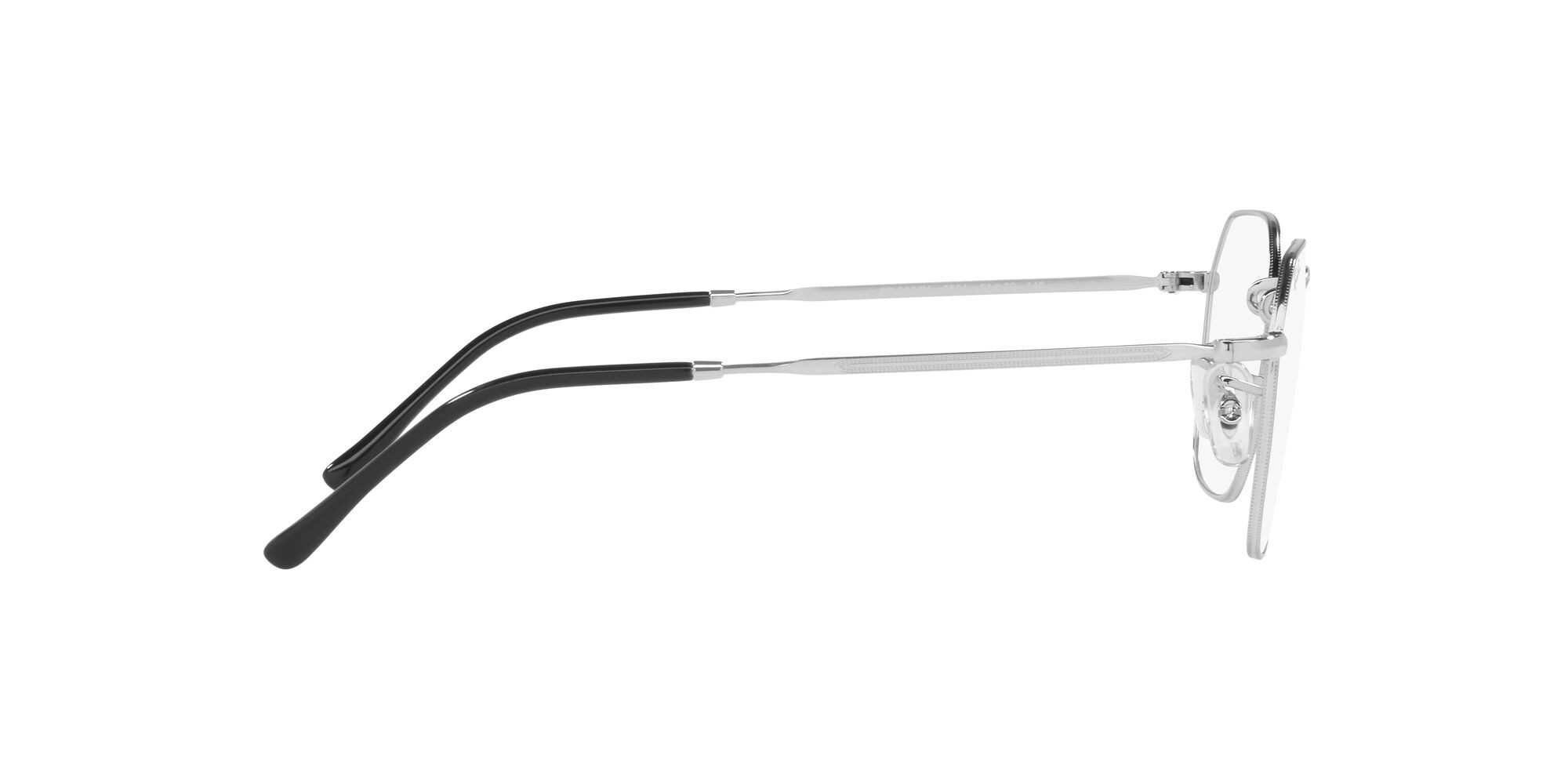 Eyeglasses Ray-Ban Jim RX 3694V (2501) - RB 3694V 2501 color argento shape irregular lenses lente demo