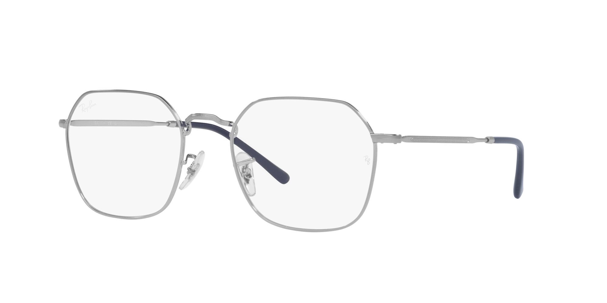 Occhiali da vista Ray-Ban Jim RX 3694V (2502) - RB 3694V 2502 colore gunmetal forma irregolare lenti lente demo