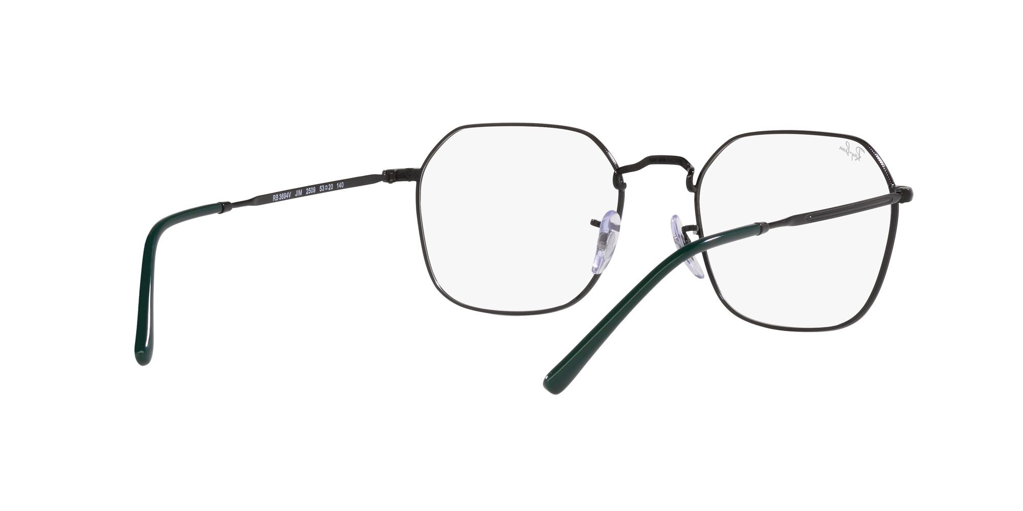 Eyeglasses Ray-Ban Jim RX 3694V (2509) - RB 3694V 2509 color nero shape irregular lenses lente demo
