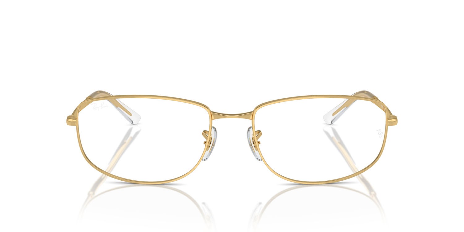 Occhiali da vista Ray-Ban RX 3732V (2500) - RB 3732V 2500 colore oro forma irregolare lenti trasparente
