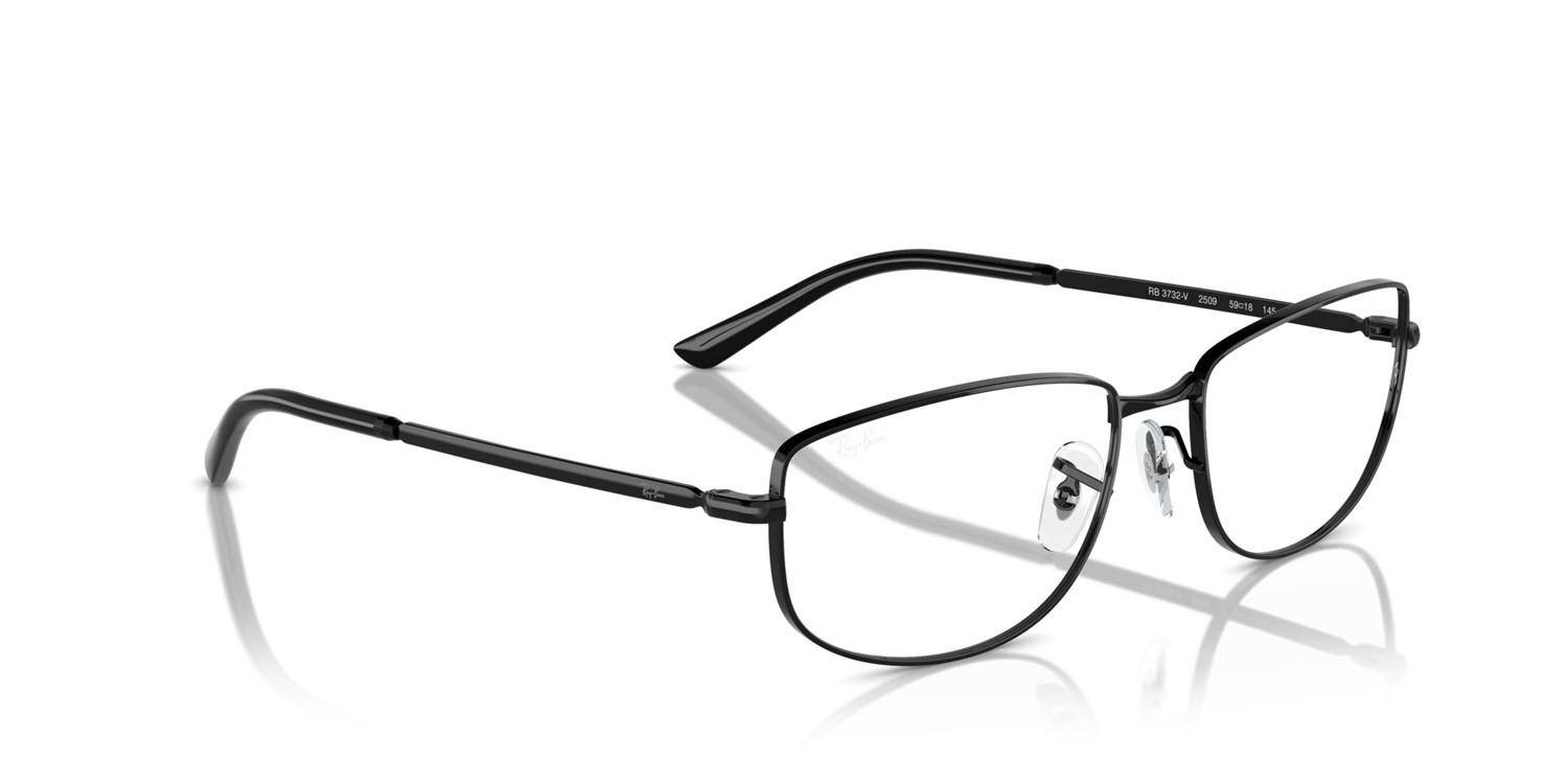 Occhiali da vista Ray-Ban RX 3732V (2509) - RB 3732V 2509 colore nero forma irregolare lenti trasparente