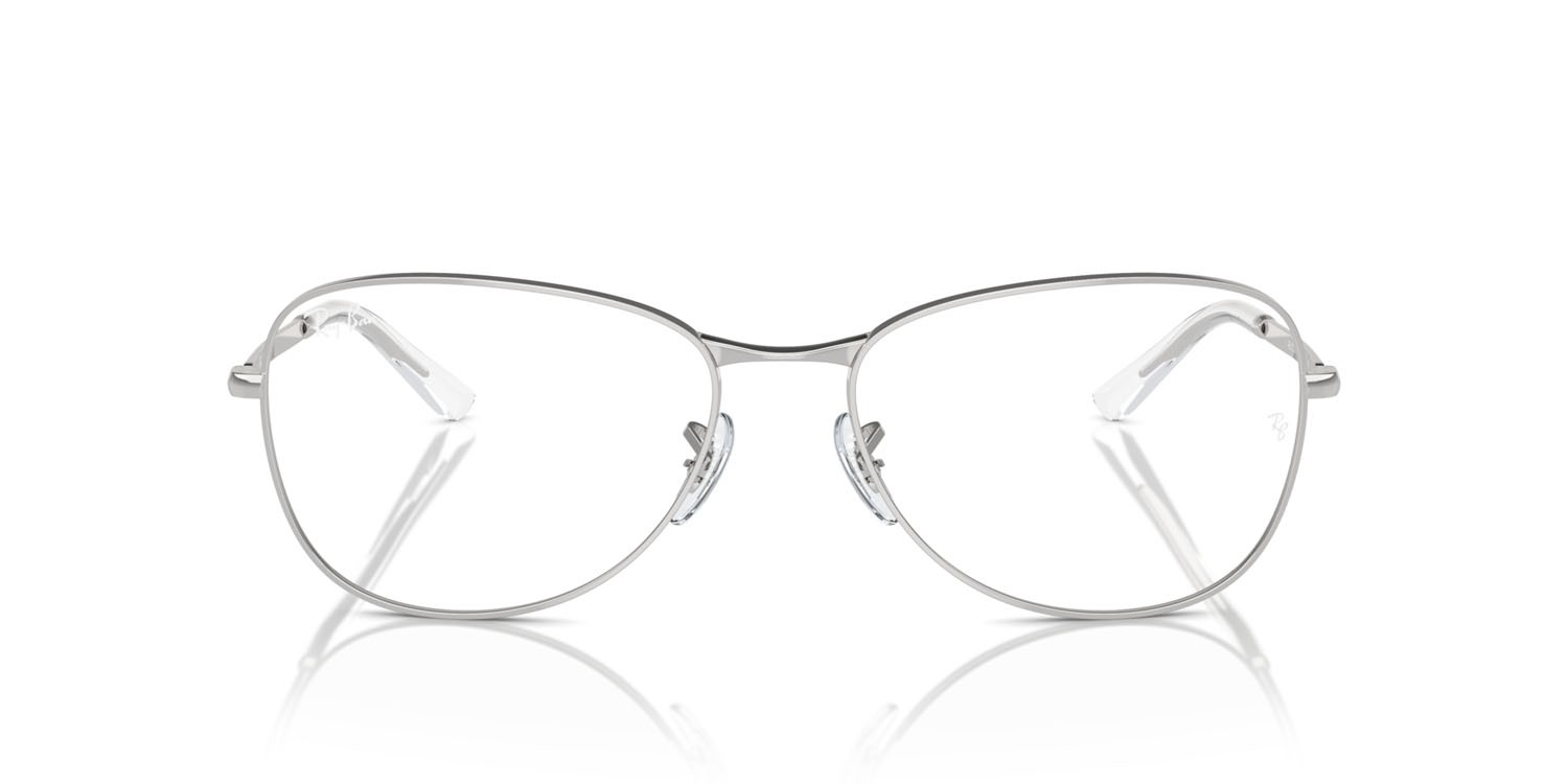 Occhiali da vista Ray-Ban RX 3733V (2501) - RB 3733V 2501 colore argento forma aviator lenti trasparente