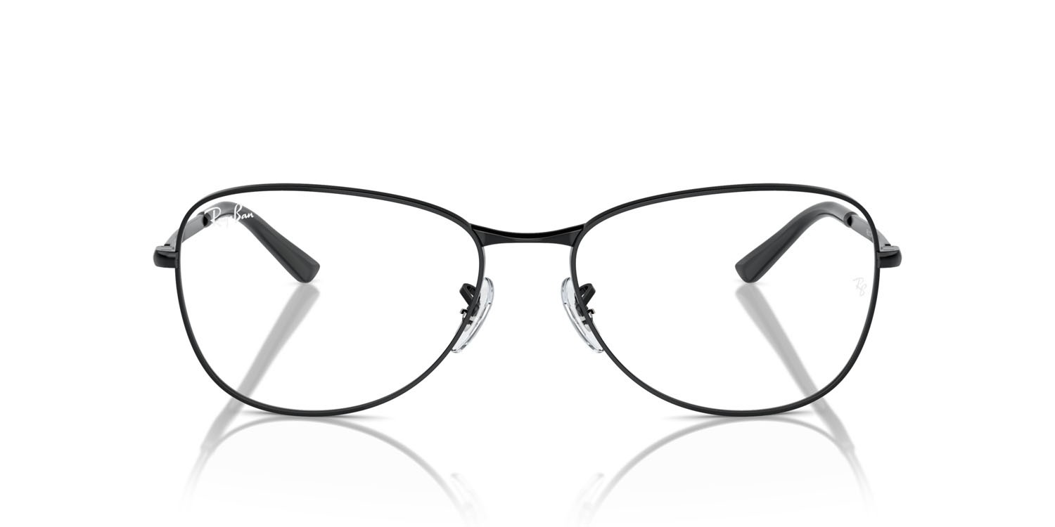 Occhiali da vista Ray-Ban RX 3733V (2509) - RB 3733V 2509 colore nero forma aviator lenti trasparente