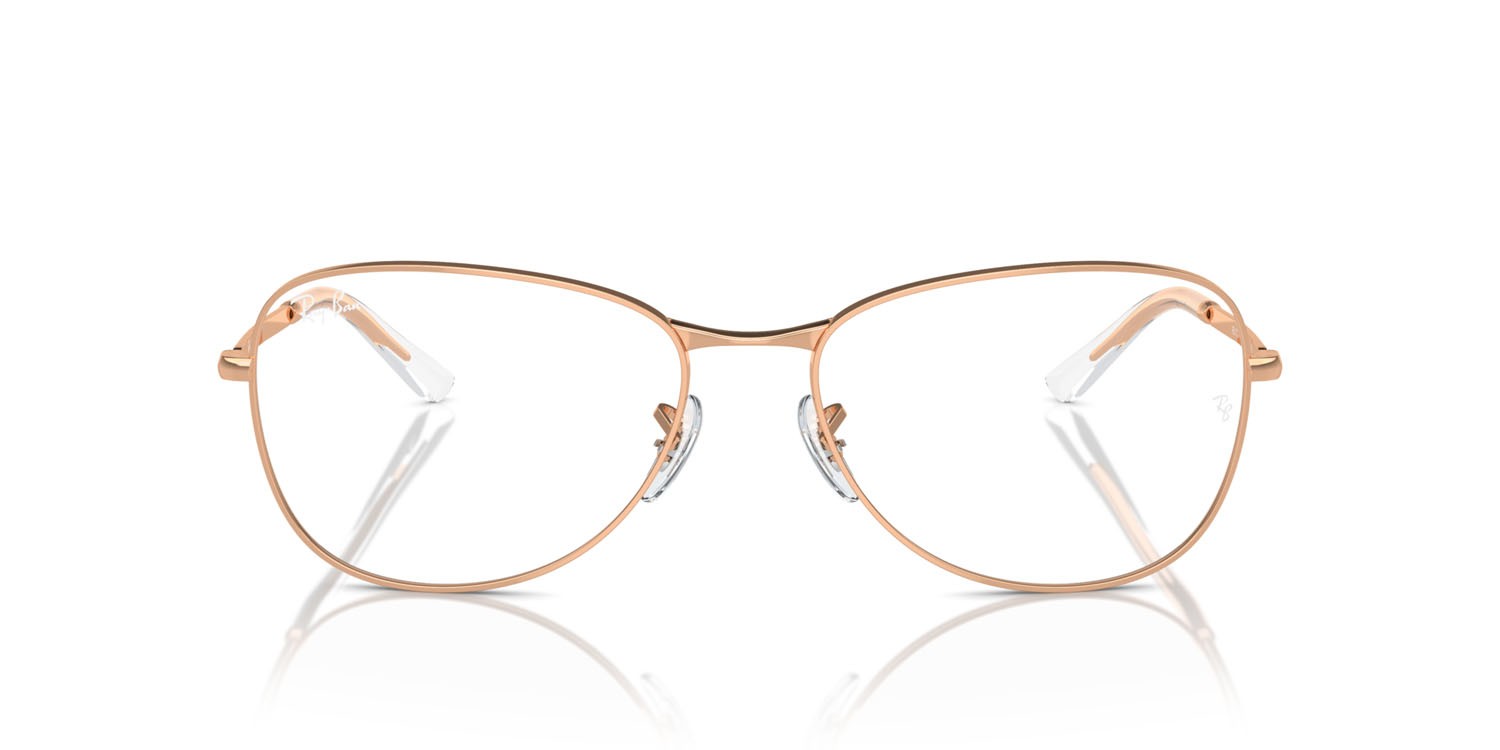 Occhiali da vista Ray-Ban RX 3733V (3094) - RB 3733V 3094 colore oro rose forma aviator lenti trasparente