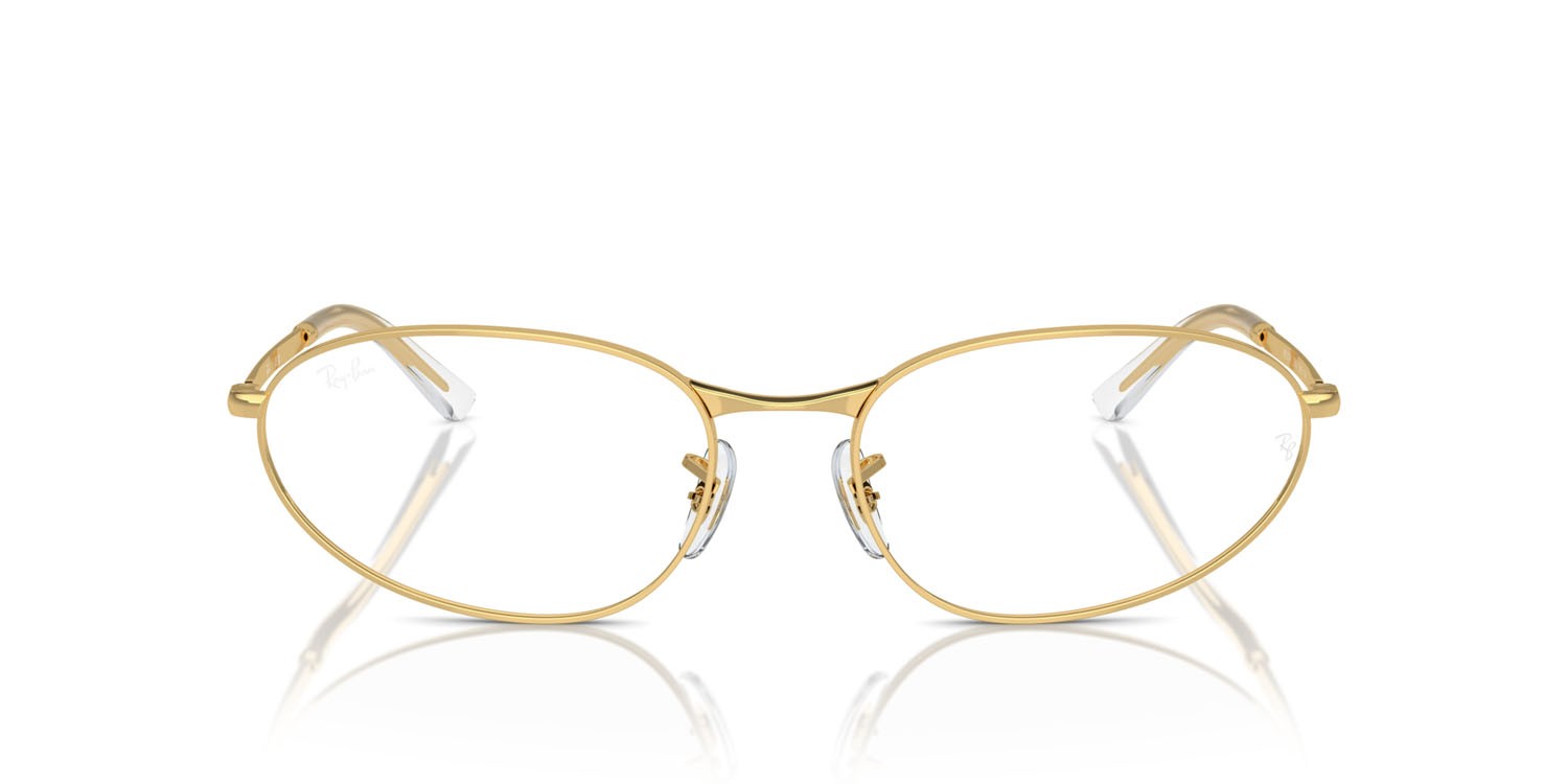 Eyeglasses Ray-Ban RX 3734V (2500) - RB 3734V 2500 color oro shape irregular lenses trasparente