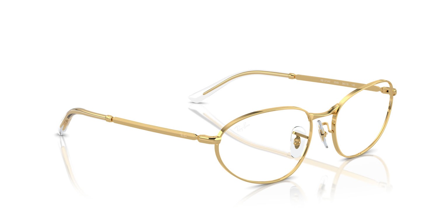 Eyeglasses Ray-Ban RX 3734V (2500) - RB 3734V 2500 color oro shape irregular lenses trasparente