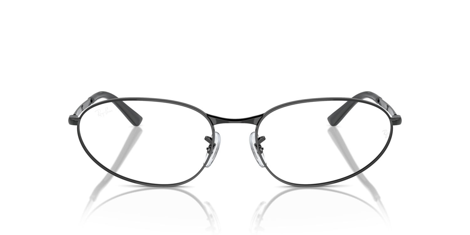 Eyeglasses Ray-Ban RX 3734V (2509) - RB 3734V 2509 color nero shape irregular lenses trasparente